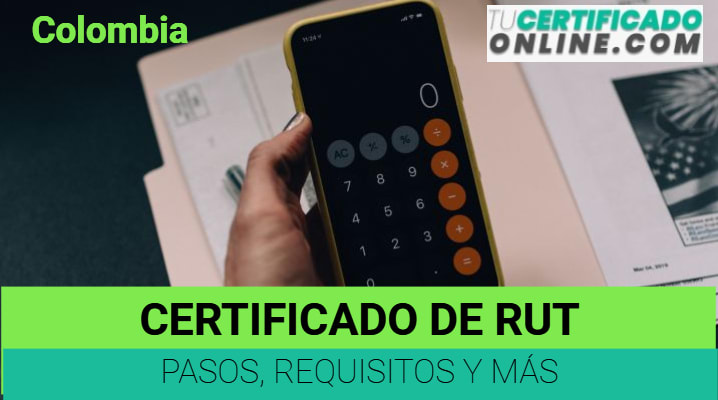 Certificado de Registro Único Tributario en Colombia