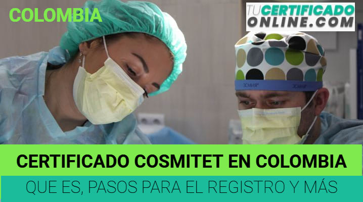 Certificado Cosmitet en Colombia