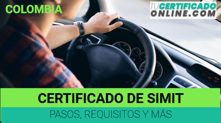 Certificado Simit en Colombia