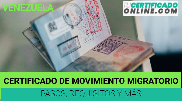 Certificado de Movimiento Migratorio