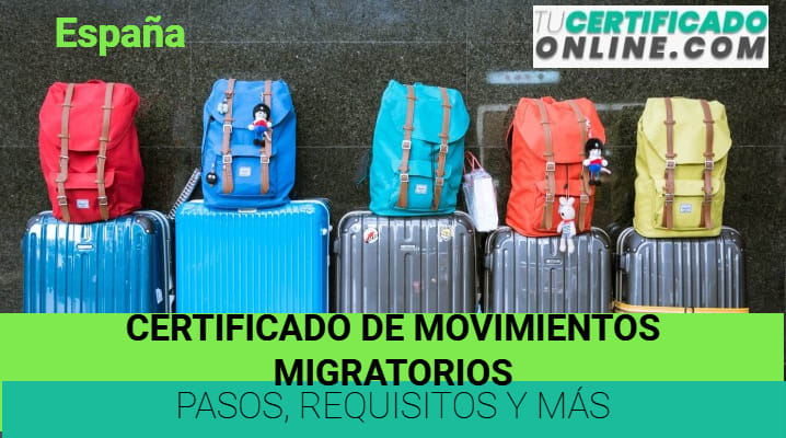 Certificado de Movimientos Migratorios